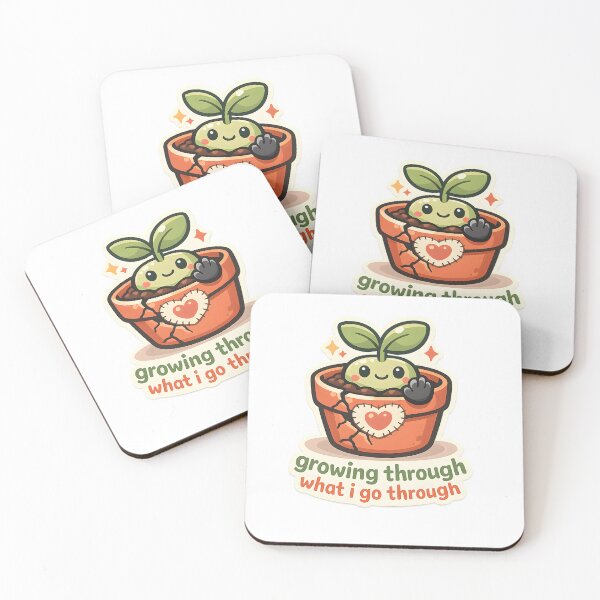 Item preview, Growing Through What I Go Through Gardening Design designed and sold by Naviora.