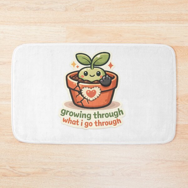 Item preview, Growing Through What I Go Through Gardening Design designed and sold by Naviora.