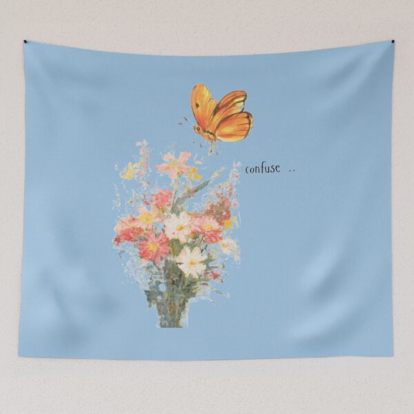 Item preview, Butterfly Floral Bouquet Shirt | Watercolor Garden Tee | Gift for Flower Lover Women designed and sold by SOLIORA  ATELIER.