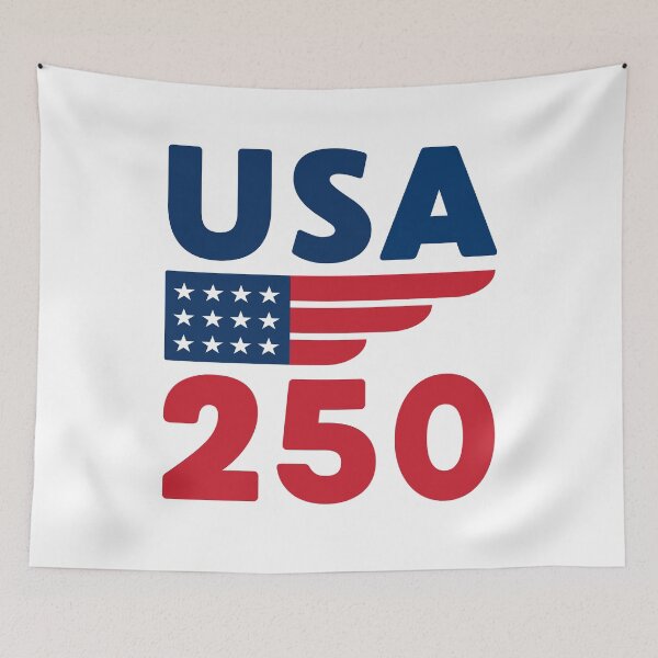 Artikelvorschau, USA 250 Patriotische Feierlichkeiten zum 250. Jahrestag der amerikanischen Unabhängigkeit entworfen und verkauft von HYPNK.