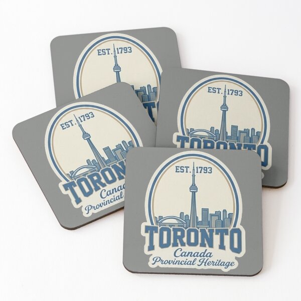 Item preview, Toronto Canada Provincial Heritage - Vintage Academic Skyline Crest designed and sold by The True American.