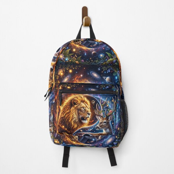 Item preview, Cosmic Yin Yang Lion and Deer designed and sold by kmiArtistIA.