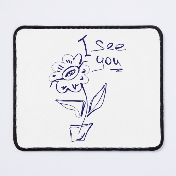 Item preview, I See You Weird Flower Doodle designed and sold by NayaChu.