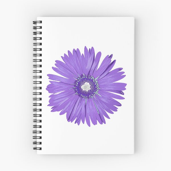 Item preview, Purple And White Daisy Flower Botanical Floral Pop Art designed and sold by Sharon Cummings Art.