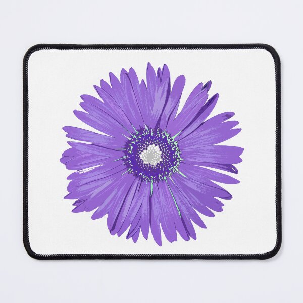 Item preview, Purple And White Daisy Flower Botanical Floral Pop Art designed and sold by Sharon Cummings Art.