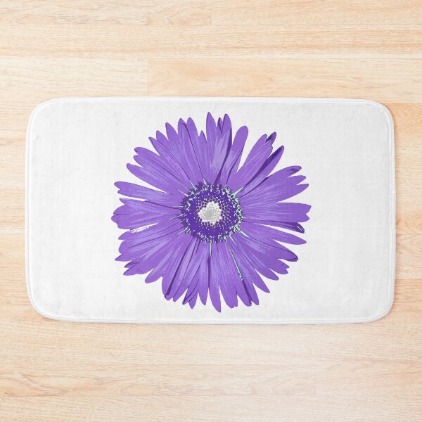 Item preview, Purple And White Daisy Flower Botanical Floral Pop Art designed and sold by Sharon Cummings Art.
