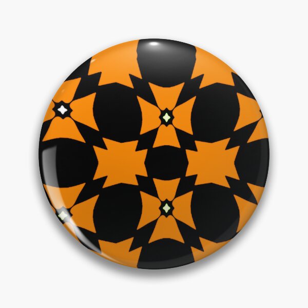 Item preview, Orange Starburst Grid on Black designed and sold by AirCrayons27.