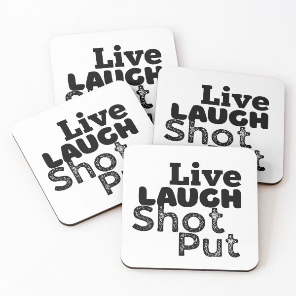 Item preview, Live laugh shot put track and field  designed and sold by system51.