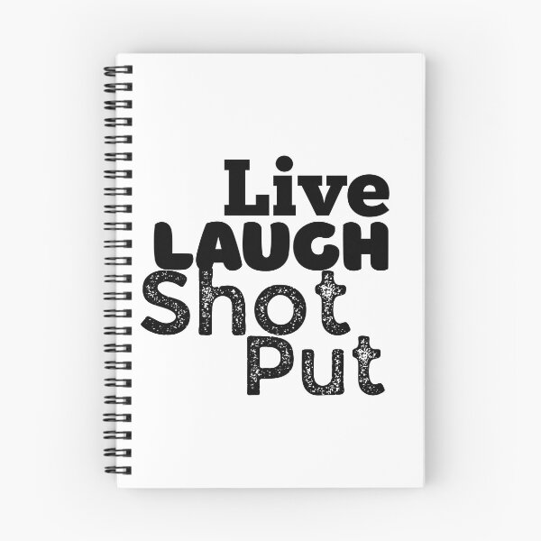 Item preview, Live laugh shot put track and field  designed and sold by system51.