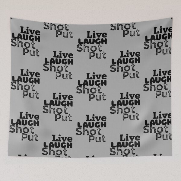 Item preview, Live laugh shot put track and field  designed and sold by system51.