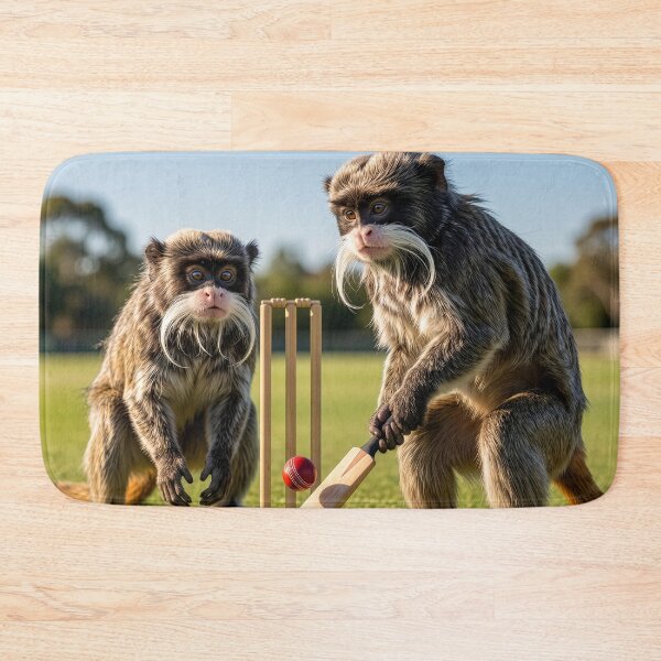 Item preview, Emperor Tamarins Play Cricket designed and sold by Tridentulus.