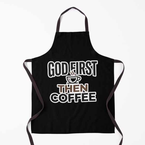 Item preview, Funny Faith & Coffee Shirt – God First Then Coffee Design designed and sold by ArtsBorn2Create.