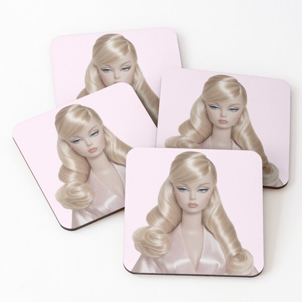 Item preview, pink cutesy girly girl sticker - doll designed and sold by inainart.