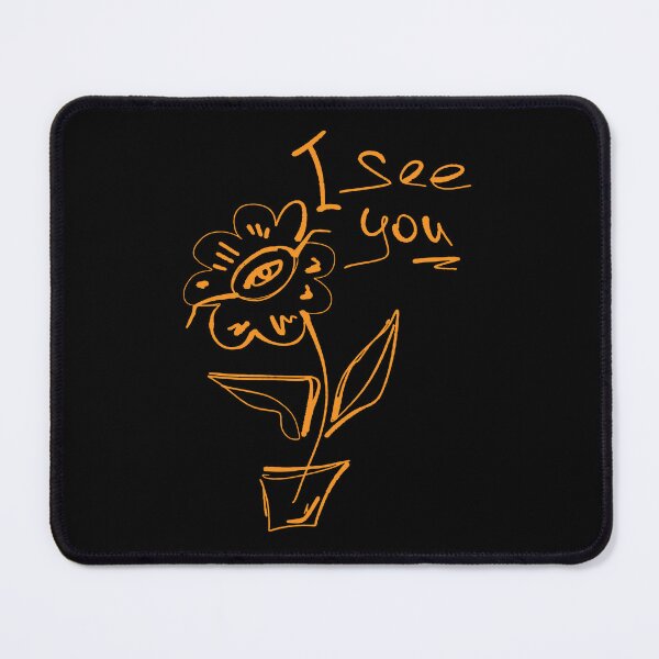 Item preview, I See You Weird Flower Doodle designed and sold by NayaChu.