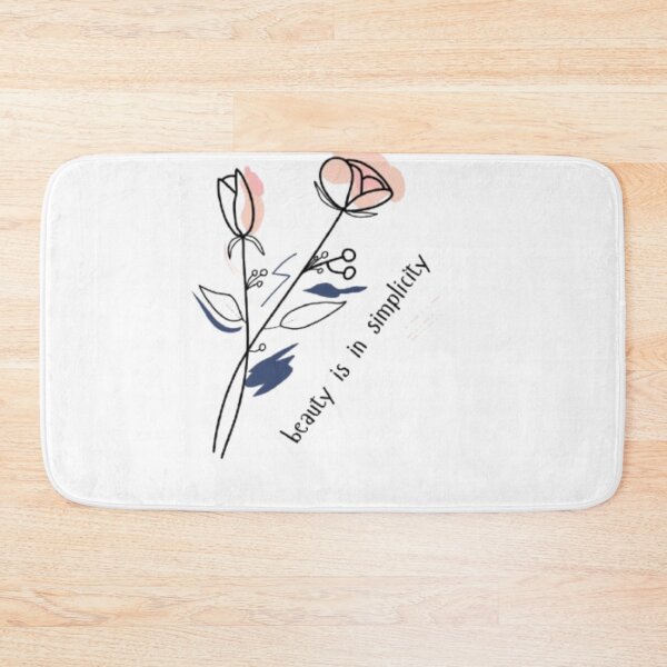 Item preview, Beauty Is In Simplicity Rose Line Art Tee | Minimalist Floral Quote | Gift for Her designed and sold by SOLIORA  ATELIER.