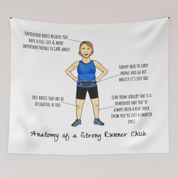 Item preview, Anatomy of a Strong Runner Chick VI. designed and sold by Sara Brekke.