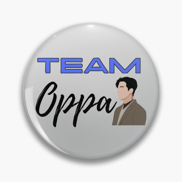 Item preview, Team Oppa text with graphic for K-Drama fans designed and sold by ArtEllary.