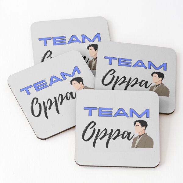 Item preview, Team Oppa text with graphic for K-Drama fans designed and sold by ArtEllary.