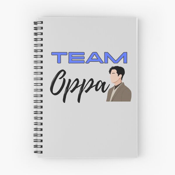 Item preview, Team Oppa text with graphic for K-Drama fans designed and sold by ArtEllary.