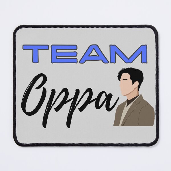 Item preview, Team Oppa text with graphic for K-Drama fans designed and sold by ArtEllary.