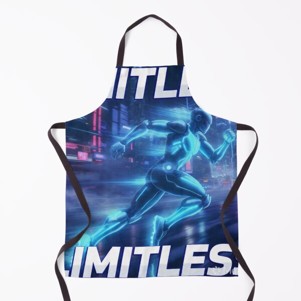 Item preview, Limitless | Neon Cyber Runner | Futuristic City Sprint | Motivational AI Athlete designed and sold by AiNaturalsOnly.
