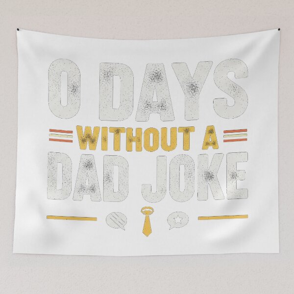 Item preview, 0 days without a dad joke shirt designed and sold by Designs-RZ.