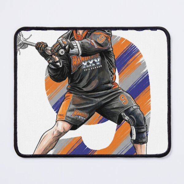 Item preview, Retro Lacrosse Stencil Poster: Mark Steenhuis #9 designed and sold by Thogan0416.