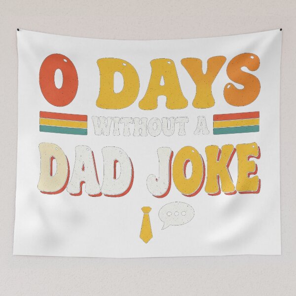 Item preview, 0 days without a dad joke shirt on father's day for father dad daddy. designed and sold by Designs-RZ.