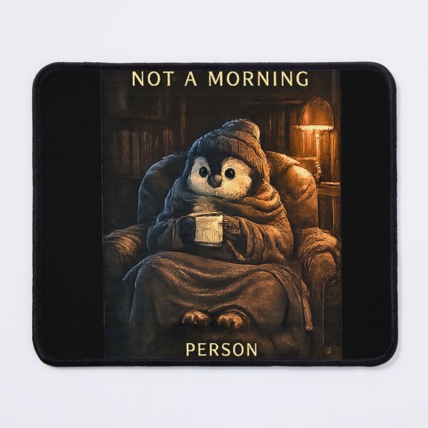 Item preview, Not A Morning Person Penguin designed and sold by Hobby-up.
