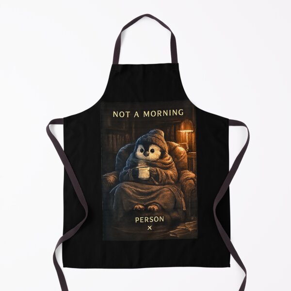 Item preview, Not A Morning Person Penguin designed and sold by Hobby-up.