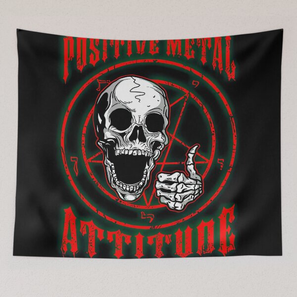 Item preview, Positive Metal Music Attitude - Red Edition designed and sold by SubliHardDraws.
