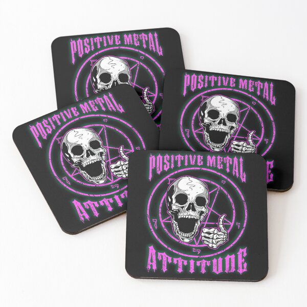 Item preview, Positive Metal Music Attitude - Pink Edition designed and sold by SubliHardDraws.