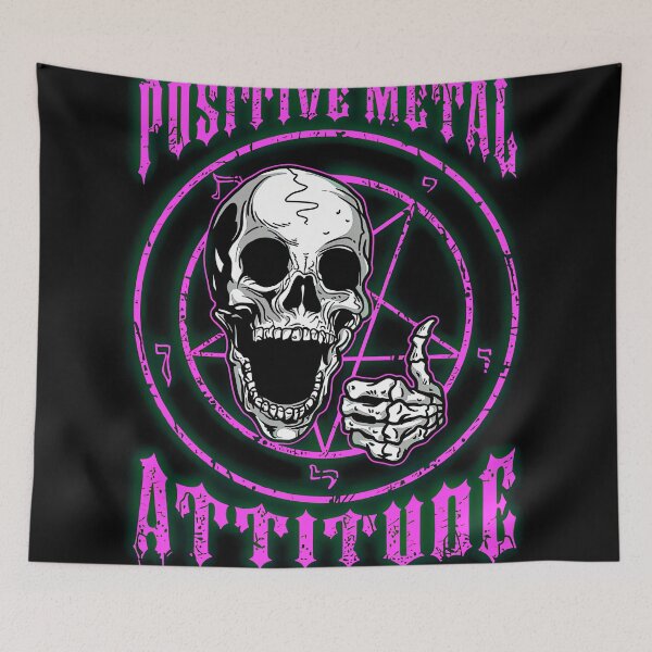 Item preview, Positive Metal Music Attitude - Pink Edition designed and sold by SubliHardDraws.