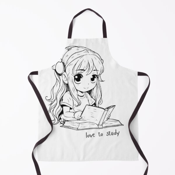 Item preview, Love To Study Chibi Girl Shirt | Kawaii Student Bookworm Tee | Gift for Student Girl designed and sold by SOLIORA ATELIER.