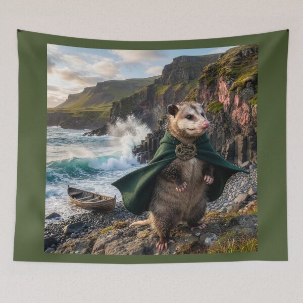 Item preview, Virginia Possum Wanders the World designed and sold by Tridentulus.