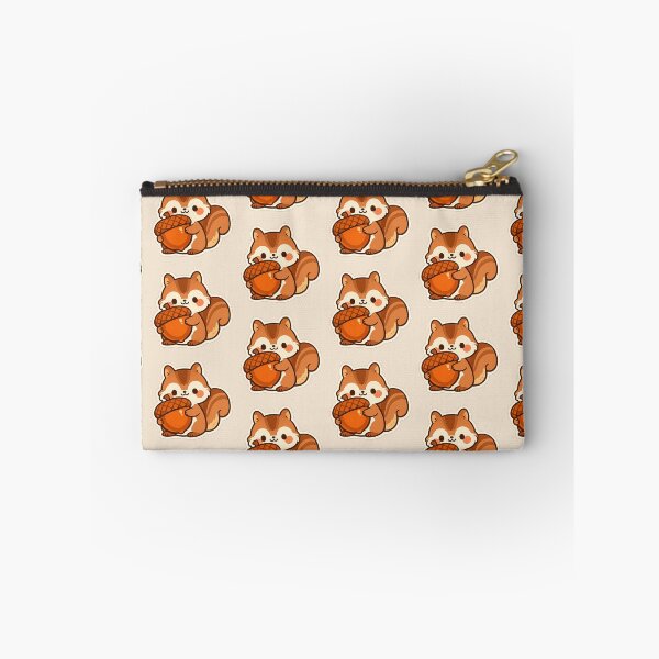Item preview, Cozy Squirrel & Giant Acorn – Cute Autumn Kawaii Illustration designed and sold by Iras-Art-Corner.