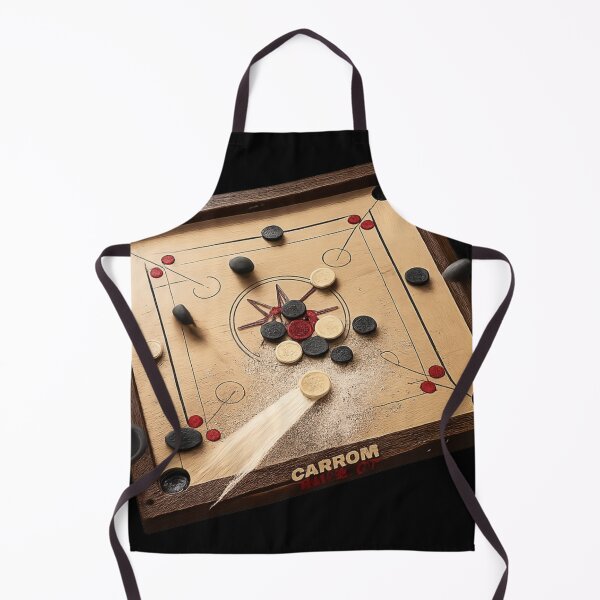 Item preview, Carrom Strike | Powder Shot Action | Desi Board Game | Vintage Table Art designed and sold by AiNaturalsOnly.