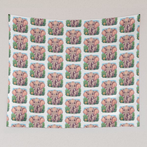 Item preview, Little Jungle Elephant designed and sold by PTB-SHOP.