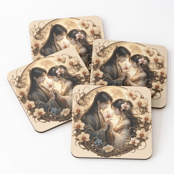 Item preview, Love between Fairy and Devil Chinese Drama - Moon Supreme and Fairy Orchid Fantasy designed and sold by NerdiPop.