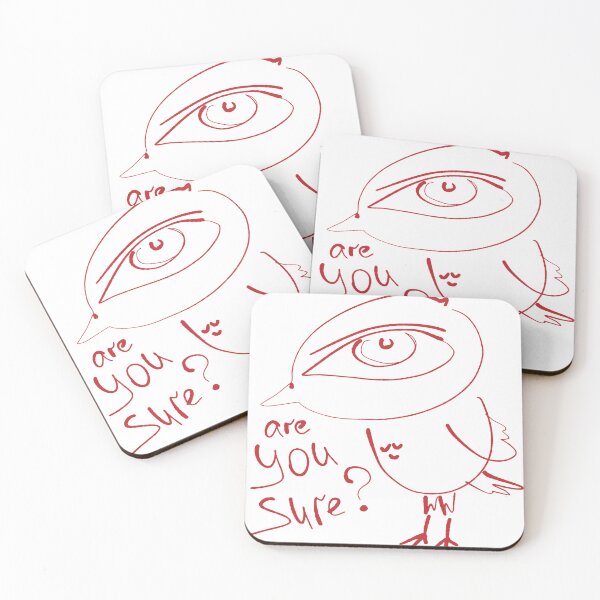 Item preview,  Are You Sure Weird Bird Doodle designed and sold by NayaChu.
