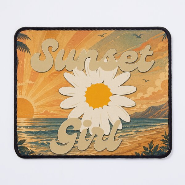 Item preview, Sunset Girl Tropical Dreams designed and sold by Fei Long Design Hub.