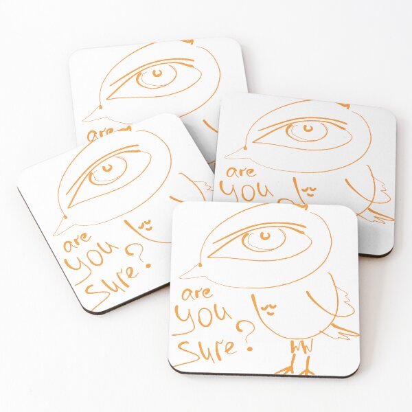 Item preview,  Are You Sure Weird Bird Doodle designed and sold by NayaChu.