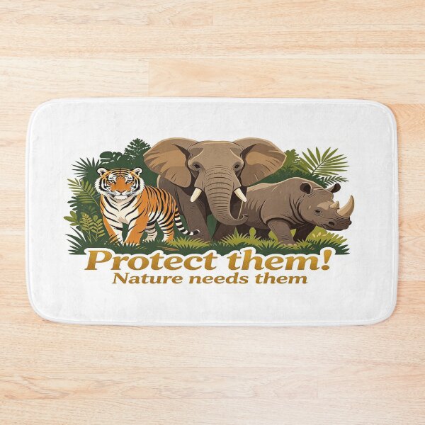 Item preview, Protect Wild Animals — Nature Can´t Survive Without Them! designed and sold by Magic Shop Arts.