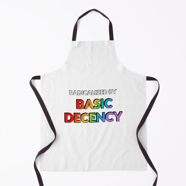 Item preview, Radicalized By Basic Decency - Rainbow Text designed and sold by Inspirationmotivation.