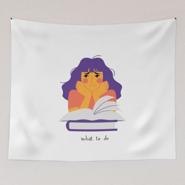 Item preview, What To Do Overwhelmed Student Shirt | Funny Study Procrastination Tee | Gift for College Girl designed and sold by SOLIORA  ATELIER.
