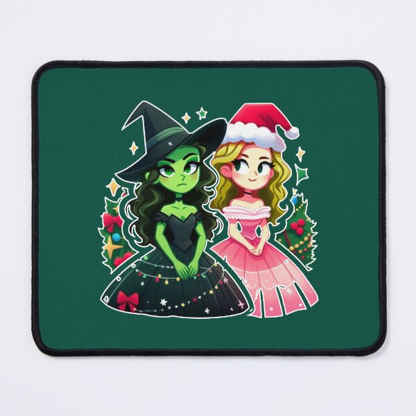 Artikelvorschau, Elphaba & Glinda Wicked – Das Musical Weihnachten entworfen und verkauft von NerdiPop.