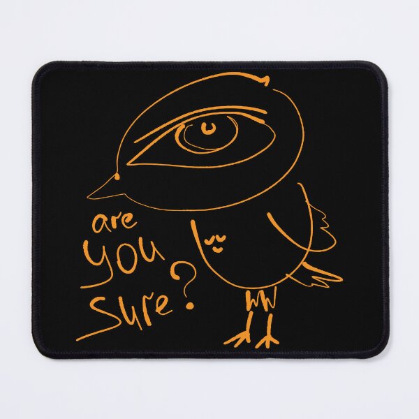 Item preview,  Are You Sure Weird Bird Doodle designed and sold by NayaChu.