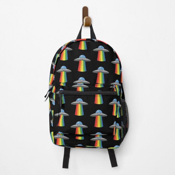 Item preview, Cute UFO Rainbow Beam Kawaii Alien Pride LGBTQ Shirt designed and sold by What you are is Beautiful.