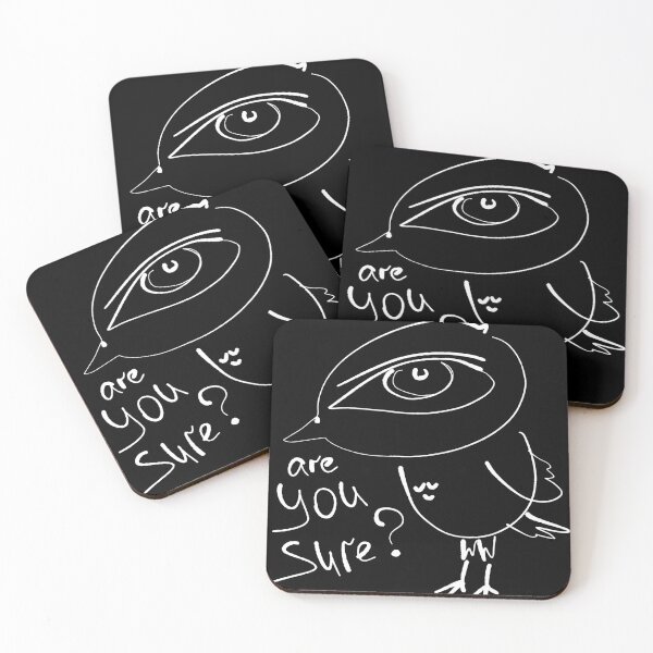 Item preview,  Are You Sure Weird Bird Doodle designed and sold by NayaChu.