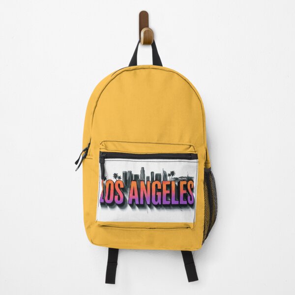 Item preview, *Los Angeles Graffiti Skyline - Sunset Gradient Typography Design* designed and sold by Petringo.